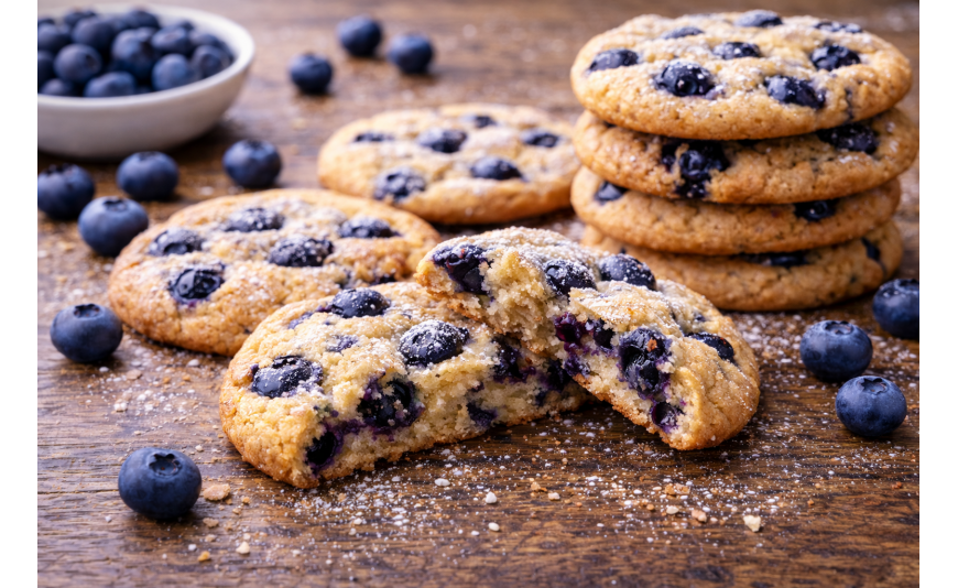 Cookies aux myrtilles